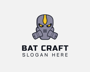 Gas Mask Villain logo design