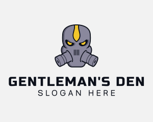 Gas Mask Villain logo design