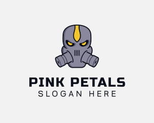 Gas Mask Villain logo design