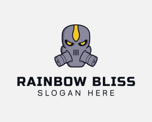 Gas Mask Villain logo design