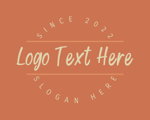 Journaling - Fashion Boutique Wordmark logo design