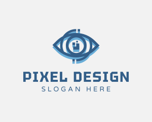 Pixel Eye Digital logo design