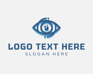 Vision - Pixel Eye Digital logo design