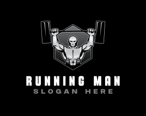 Strong Man Bodybuilder Logo