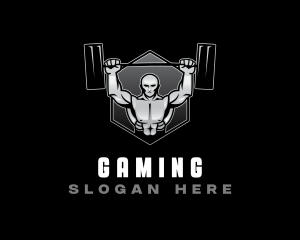 Strong Man Bodybuilder Logo