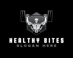 Strong Man Bodybuilder logo design