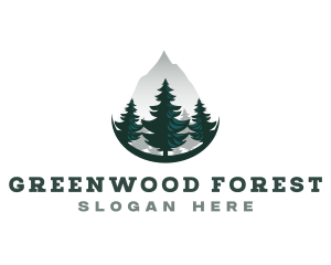 Forestry - Pine Tree Mountain Forestry logo design