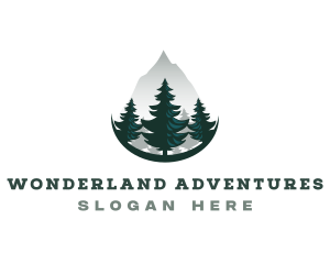 Pine Tree Mountain Forestry logo design