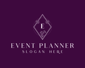 Planner - Diamond Floral Wellness Spa logo design