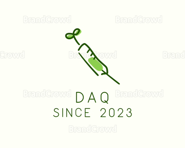 Natural Medical Syringe Logo