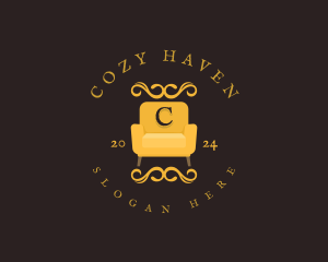 Couch - Luxury Couch Chair logo design