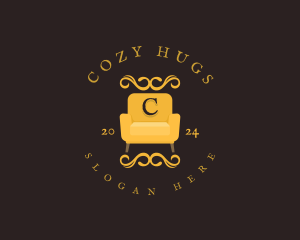 Luxury Couch Chair logo design