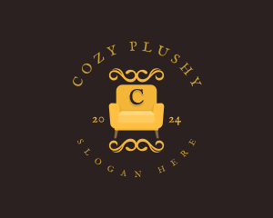 Luxury Couch Chair logo design