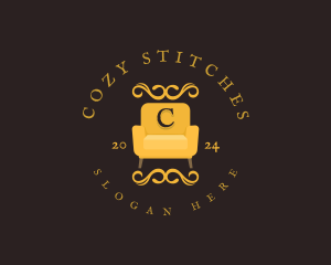 Luxury Couch Chair logo design