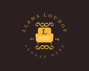 Luxury Couch Chair logo design