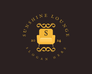 Luxury Couch Chair logo design