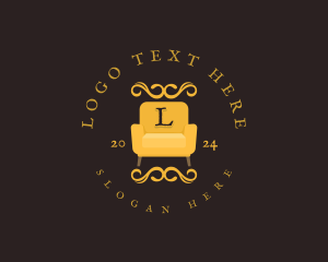 Luxury Couch Chair Logo