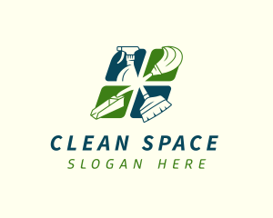 Tidy - Sanitation Cleaning Housekeeping logo design
