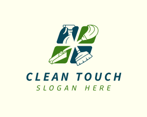 Hygiene - Sanitation Cleaning Housekeeping logo design