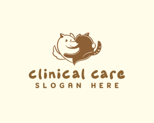 Care Dog Cat logo design