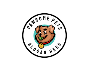 Pets - Fun Dog Baseball logo design