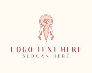 Food - Pastry Baking Pipe logo design