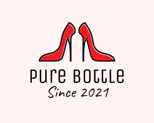 Bottle - Stiletto Bottle Pub logo design
