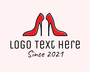 High Heels - Stiletto Bottle Pub logo design