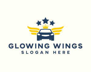 Luxury Car Wings logo design