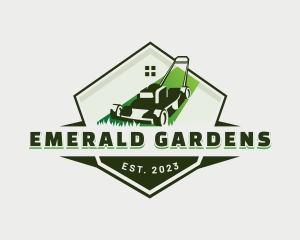 Lawn Mower Home Care logo design