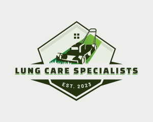 Lawn Mower Home Care logo design