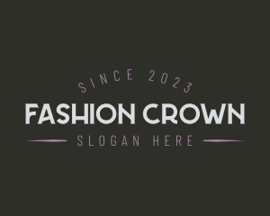 Lifestyle Business Fashion logo design