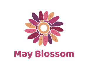 Pink Flower Potpourri logo design