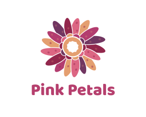 Pink Flower Potpourri logo design