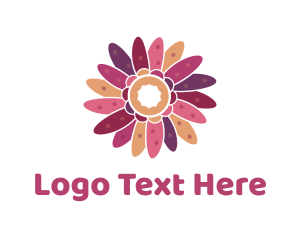 Flower Shop - Pink Flower Potpourri logo design