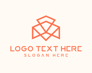 Clean - Abstract Geometric Real Estate logo design