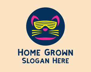 Domestic - Cool Cat Sunglasses logo design