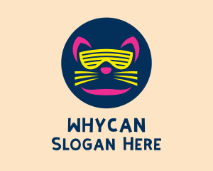 Pet Food - Cool Cat Sunglasses logo design