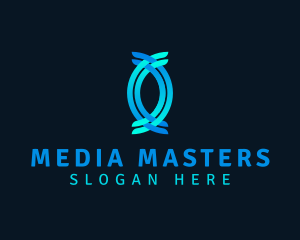 Media - Media Business Letter O logo design