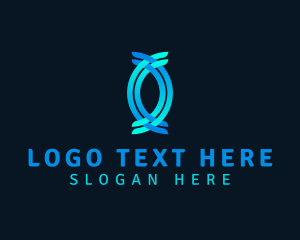 Ecommerce - Media Business Letter O logo design