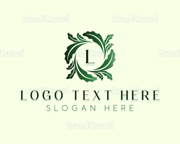 Organic Nature Leaf Logo