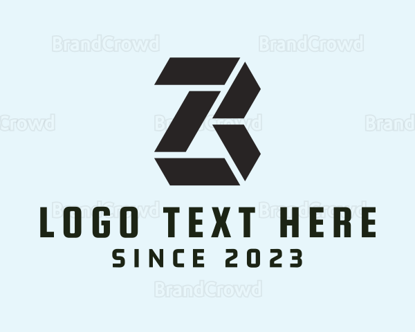 Geometric Business Letter B Logo