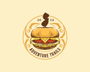 Taylor Ham Burger New Jersey logo design