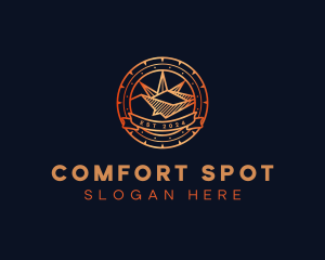 Mountain Nature Compass logo design