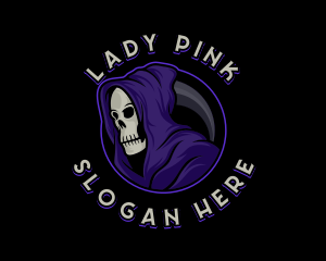 Evil - Grim Reaper Gaming logo design