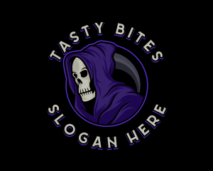 Scary - Grim Reaper Gaming logo design