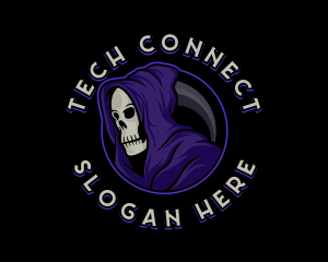 Online Gaming - Grim Reaper Gaming logo design