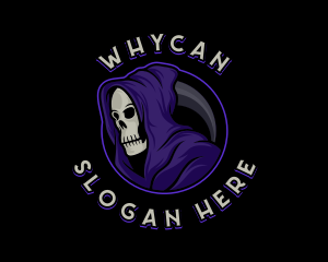 Clan - Grim Reaper Gaming logo design