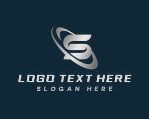 Speed - Industrial Orbit Initial Letter S logo design