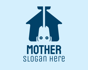 Vacuum Cleaner House  Logo